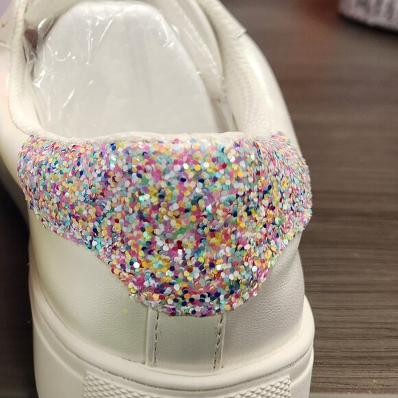 CORKYS Supernova Pearlized White Sneaker Tennis Shoe Sizes 8 NWT - Picture 11 of 11